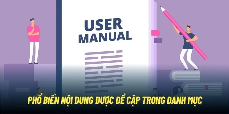 Phổ biến nội dung được đề cập trong danh mục